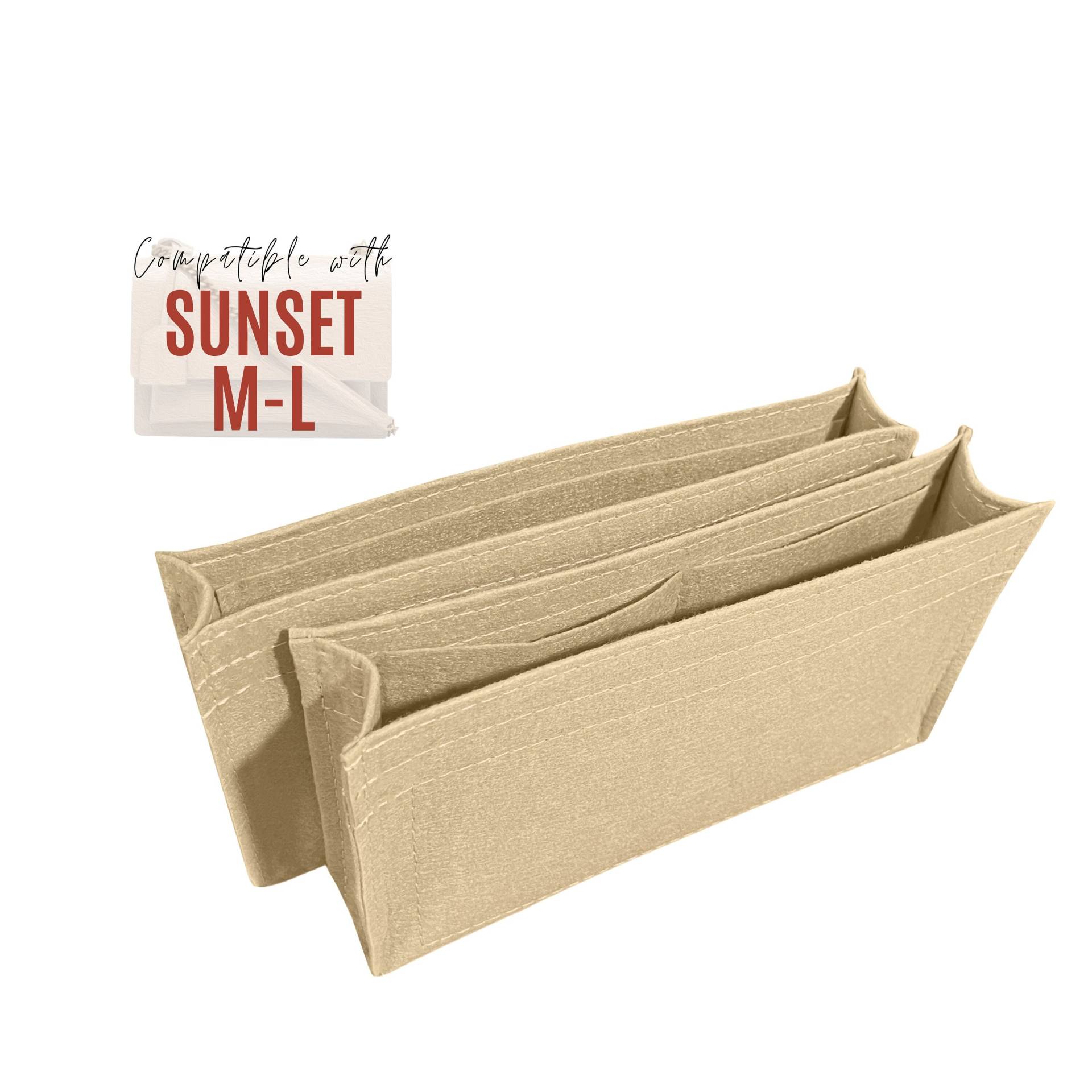 Divitize Geldbörse Organizer Für Sunset Tasche/Kompletter Satz Von 2 Einsätzen, Schlankes Design Großer Sonnenuntergang 1, 2 Mm Handgemachter von divitize