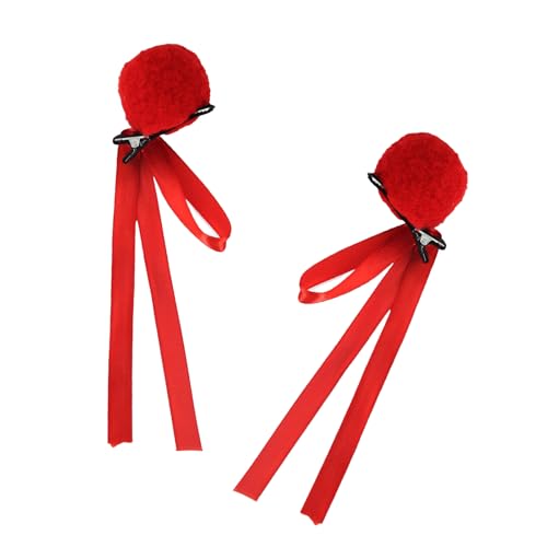 1 Paar Haarspangen mit Band, Anime-Cosplay-Kopfbedeckung für Kinder, bequeme Haarknoten-Design-Haarnadel für Kinder ab 3 Jahren von divuukyi