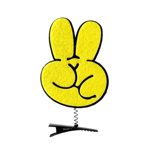 Auffällige Haarspange, auffällige Haarnadel, auffällige Sträuße, Haarspange für Musikfestival, auffälliger Entenschnabel-Clip mit Blume von divuukyi