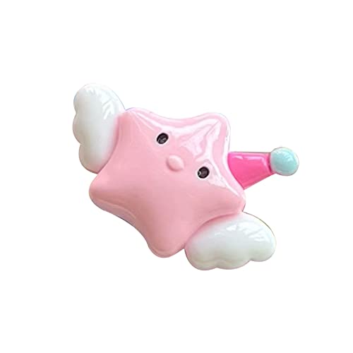 Haarspange mit Sternen, Metall, Entenschnabel, bunte Haarnadel, Flügel, dekoratives Haar-Accessoire für Damen von divuukyi