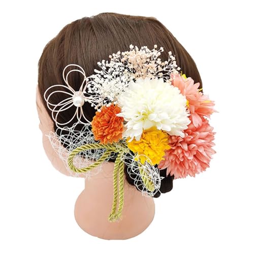 Japonismus-Haarnadeln, Kimono, alte Haarnadeln, Blumen-Haarknoten, Halter, Tsumami-Zubehör, traditioneller Haarschmuck Japonismus-Haarnadeln, Kimono, alte Haarnadeln, Blumen-Haarknoten, Halter, Tsumami-Zubehör, traditioneller Haarschmuck von divuukyi
