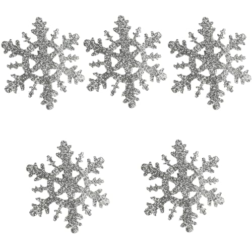 Stilvolle Schneeflocken-Haarspangen, süße Haarnadel, Weihnachten, Glitzer, Haarspange, Weihnachten für Frauen von divuukyi