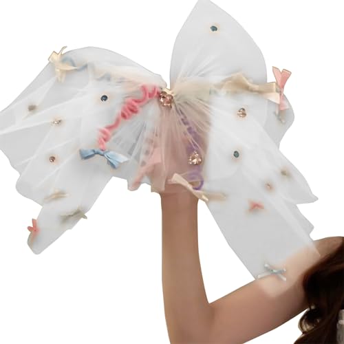 Süße übergroße Haarspangen in Schleifenform, für Teenager, Pferdeschwanz, Dekoration, Karneval, Weihnachten, Haarspange für Mädchen, Haarspange von divuukyi