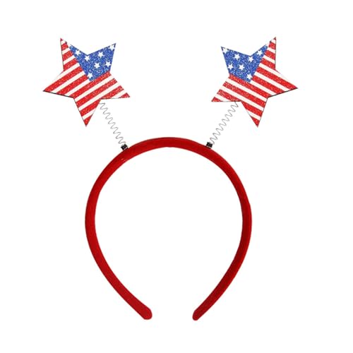 divuukyi Haarreif 4. Juli, Kostüm, auffälliger Haarreif mit Herz und für Pedlars Independence Day Paraden von divuukyi