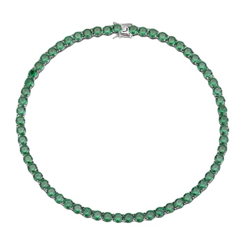divuukyi Modische kubanische Gliederkette, Hip-Hop-Modeschmuck, Accessoire für trendige Frauen und Männer, 60 cm, Zirkonia divuukyi Modische kubanische Gliederkette, Hip-Hop-Modeschmuck, Accessoire für trendige Frauen und Männer, 60 cm, Zirkonia von divuukyi