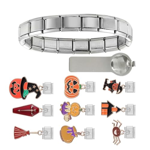divuukyi Multifunktionales Armband, Verbindungswerkzeug, Modular, Verbindungsarmband, Charm, Edelstahl, Charm-Armband, 12*10*2, Edelstahl divuukyi Multifunktionales Armband, Verbindungswerkzeug, Modular, Verbindungsarmband, Charm, Edelstahl, Charm-Armband, 12*10*2, Edelstahl von divuukyi