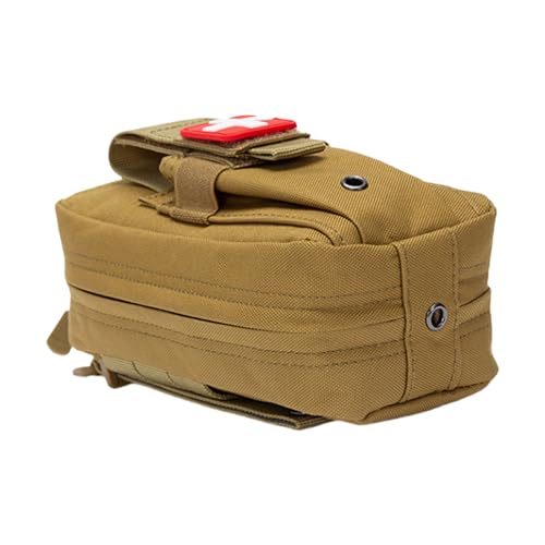 divuukyi Organizer-Tasche, tragbares Notfall-Set, Organizer-Taschen mit mehreren Fächern für Zuhause und draußen, Schlamm-Farbe. von divuukyi