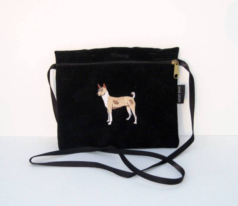 Basenji Hund, Cross Body Mini Geldbörse von dixiebags