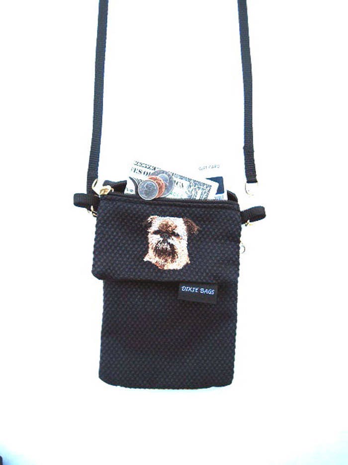 Brüssel Griffon Hund, Große Handytasche Mit Einer Münze Geldbörse, 2 Stück Set von dixiebags