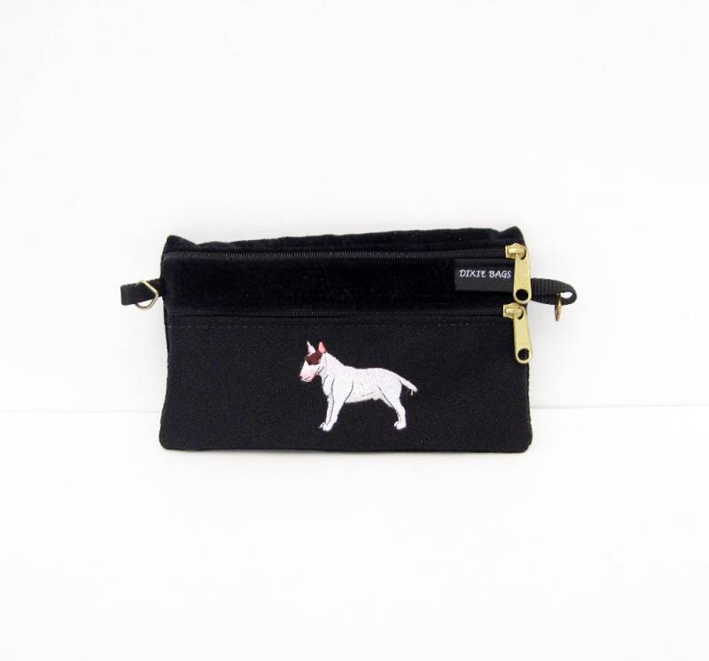 Bull Terrier Mit Augen-Patch, Hund 2 Fach Beutel von dixiebags