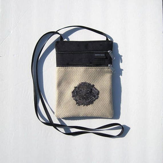 Cockapoo Hund Kreuz Körper Flache Geldbörse von dixiebags