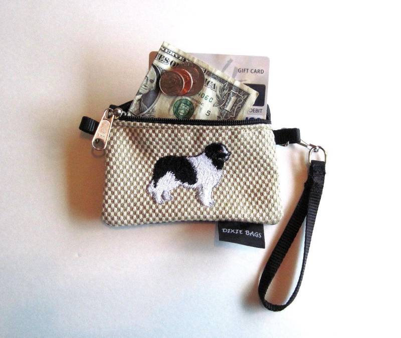 Landseer Hund Münze Geldbörse Armband von dixiebags