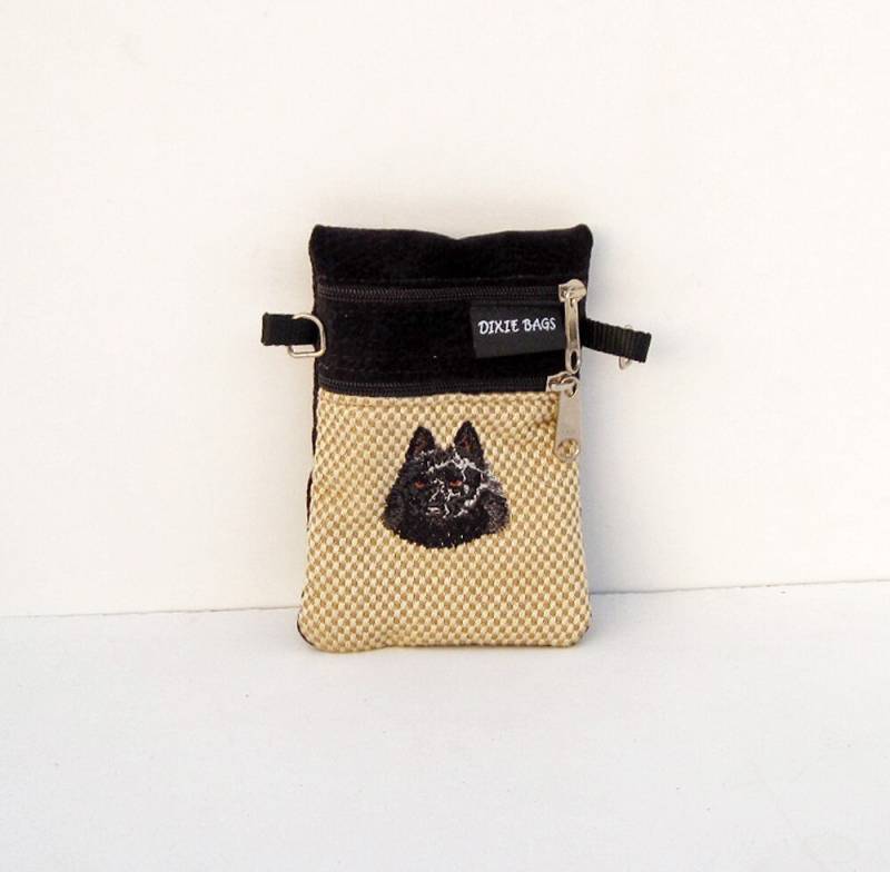 Schipperke Hund Kleine Handytasche von dixiebags
