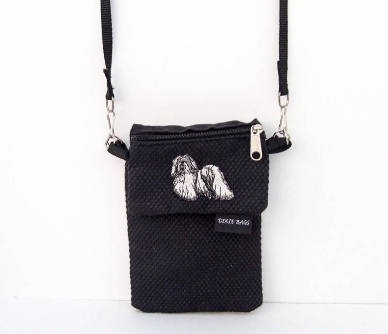 Shih Tzu, Schwarz Und Weiß Hund, Große Handytasche Mit Einer Münze Geldbörse, 2 Stück Set von dixiebags