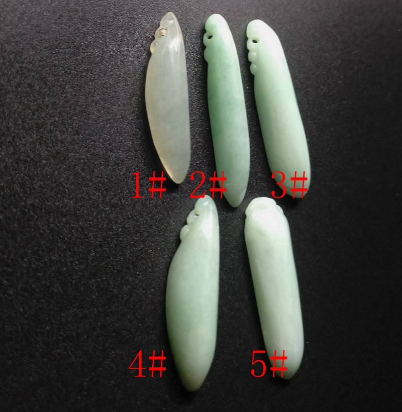 Geschnitzter Jadeit Anhänger Natürliches Jade Amulett von diygem