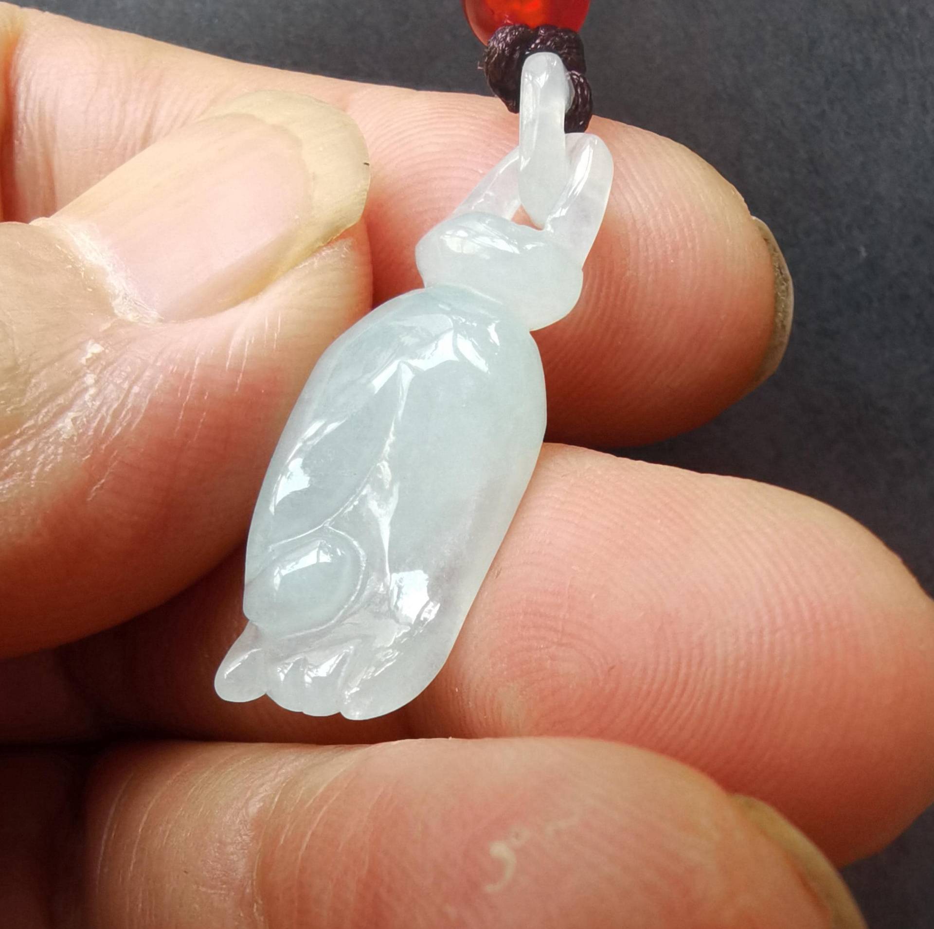 Hand Geschnitzte Jadeit Jade Anhänger Amulett Charme von diygem