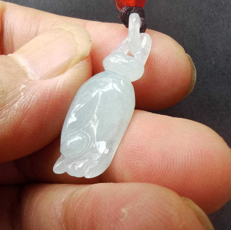 Hand Geschnitzte Jadeit Jade Anhänger Amulett Charme von diygem