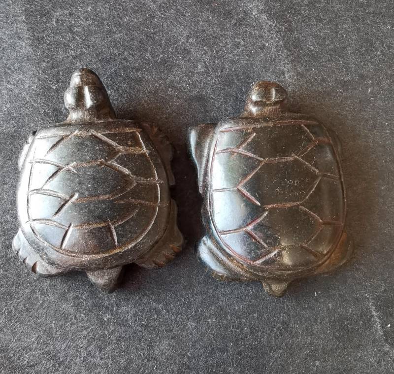 Schildkröte Schwarz Jade Stein Anhänger, Amulett Für Machen Hand Edelstein-Halskette Z.b von diygem