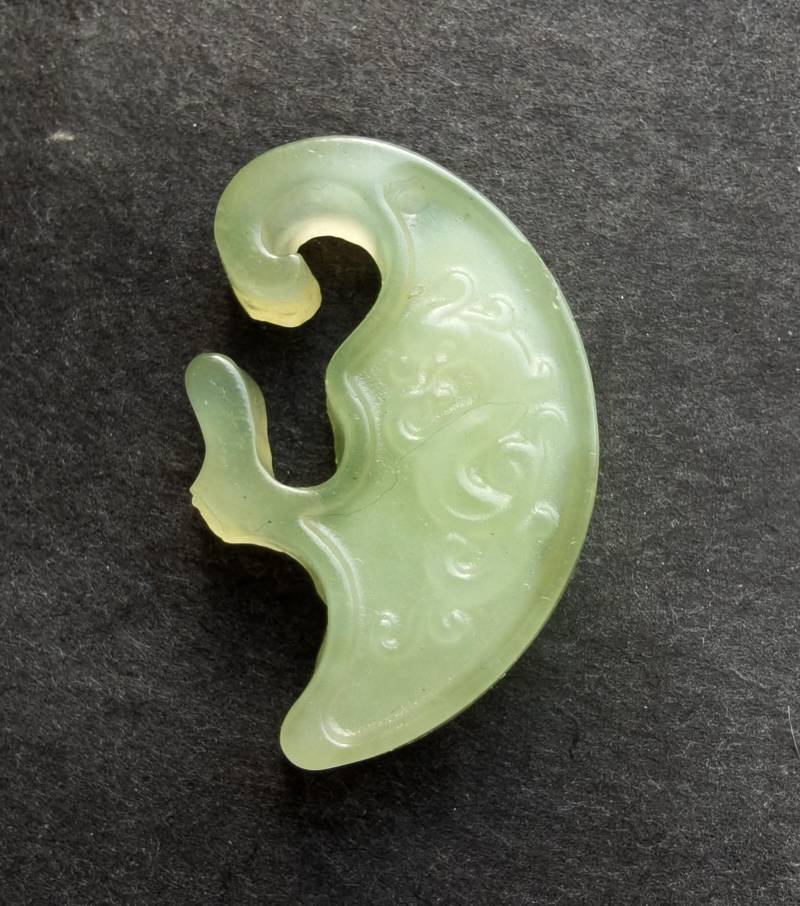 Verkauf Auf, Hohldrache Schnitzen Natürlichen Jade Stein Anhänger, Charme Amulett Für Die Herstellung Handgemachte Halskette Schmuck Geschenk von diygem