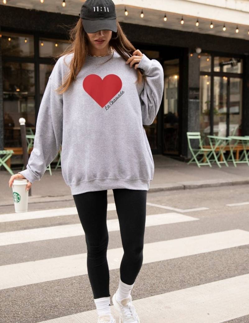 La Chamade Sweater, Heart Cozy Outfit, French Chic von diyserendipity