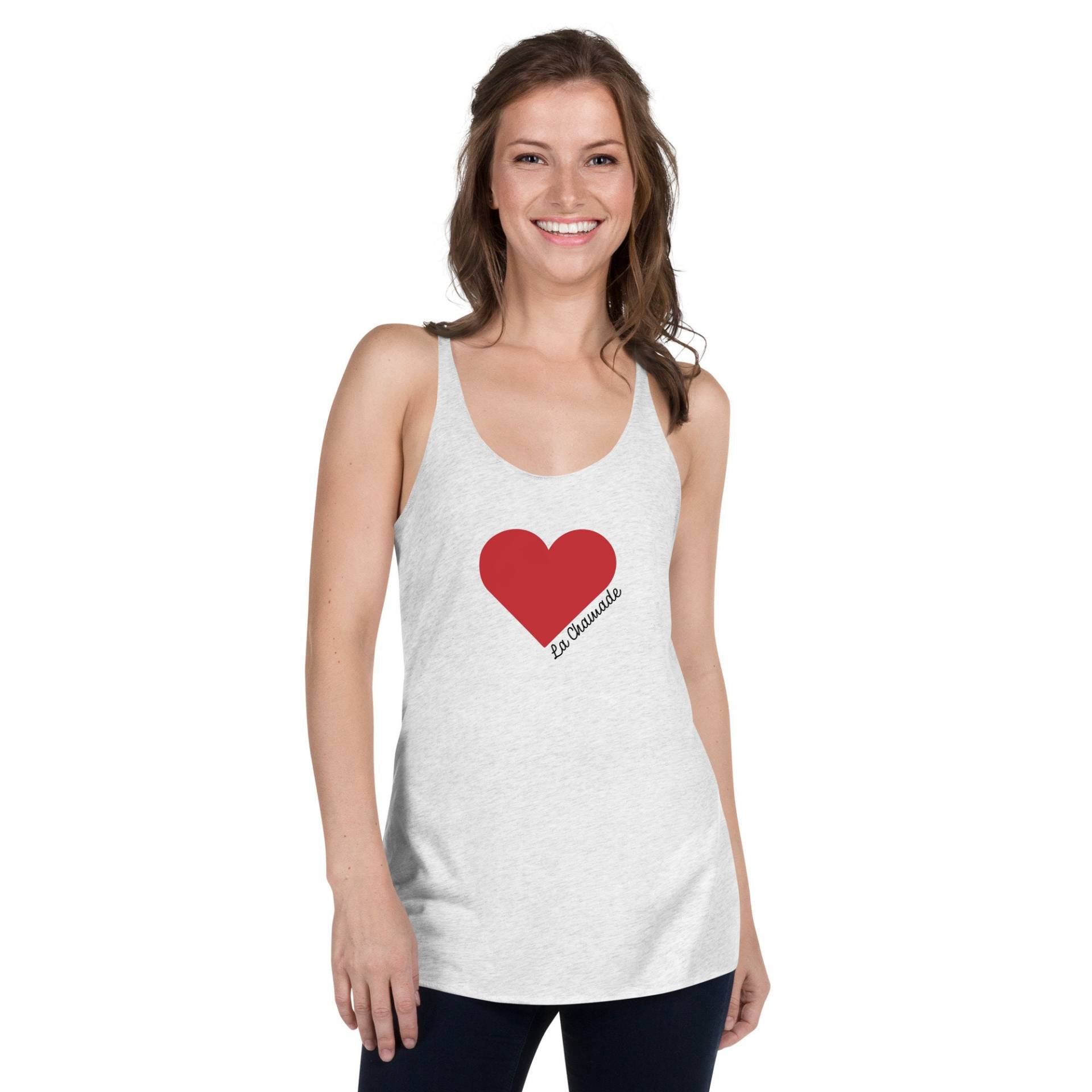 La Chamade Tank-Top, French Chic Tank Top, Heart Top von diyserendipity