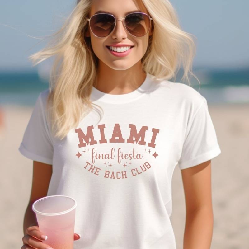 The Bach Club Shirt, Bachelorette Miami, Personalized City Option von diyserendipity