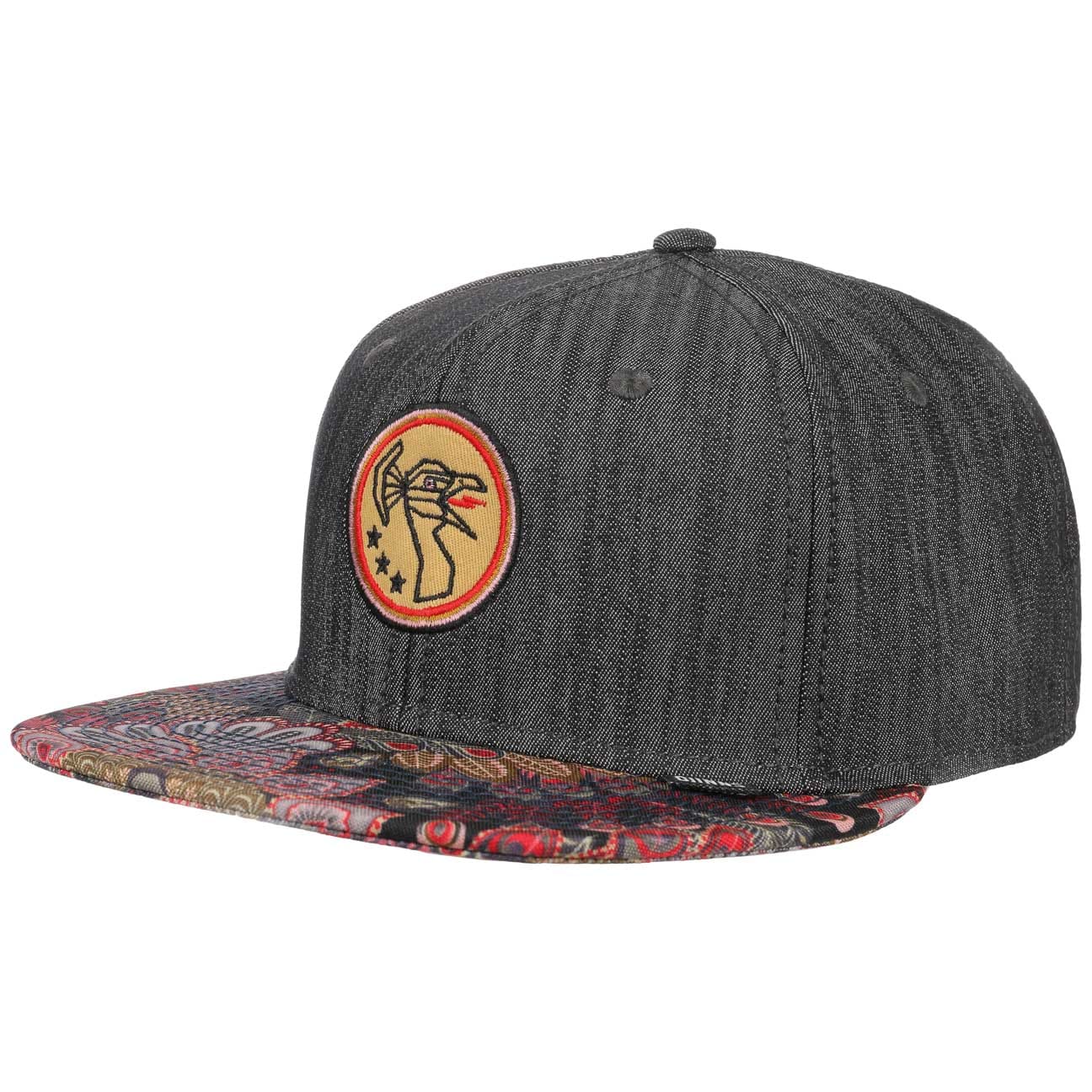 Peacock Rev Snapback Cap by Djinns von djinns