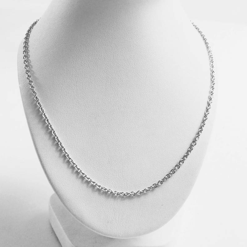 925 Silber Rhodium Forçat Kette | Sehr Massiv von dmPERALDI