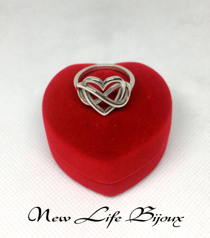 Herzring & Infinity Silber 925 von dmPERALDI