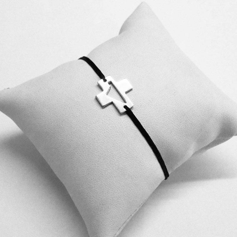 Korsika Kreuz Armband Silber 925 Rhodiniert Korsika Kreuz Armband Silber 925 Rhodiniert von dmPERALDI