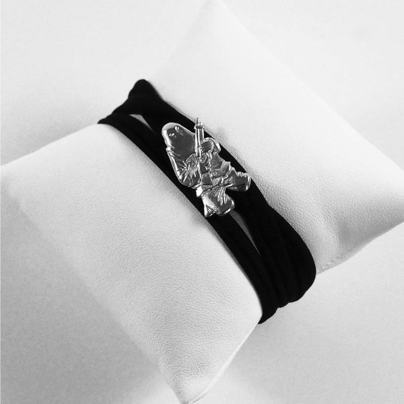 Ribelu-Lycra-Armband Aus 925Er Silber Ribelu-Lycra-Armband Aus 925Er Silber von dmPERALDI