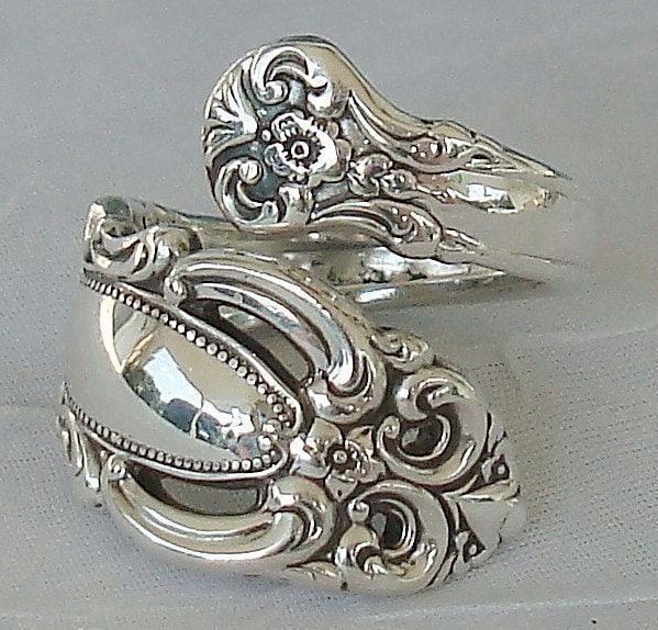 1973 Grand Duchess Towle Vintage Sterling Spoon Ring Dmfsparkles von dmfsparkles
