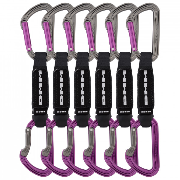 DMM - Shadow Quickdraw - Express-Set Gr 12 cm schwarz/grau/rosa von dmm