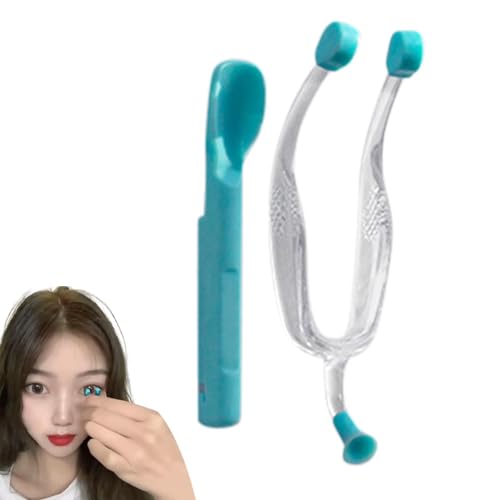 Kontaktlinsen-Werkzeug – Werkzeug zum Entfernen von S-Applikator | Entferner und Einsetzen von weichen Linsen, Pinzette für Mädchen mit langen Nägeln, Rutschauto blau, Se référer au descriptif, Siehe von dmqdu