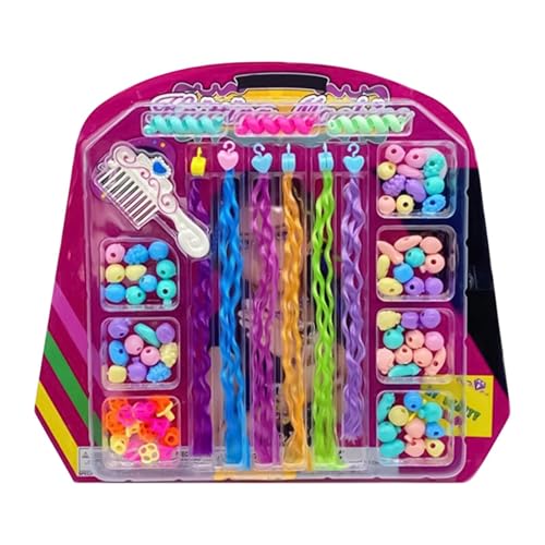 dmqdu Haarperlenset für Mädchen, multifunktionale Haarperlen - niedliche Haarschmuck, kreative Haardekoration für Mädchen von dmqdu