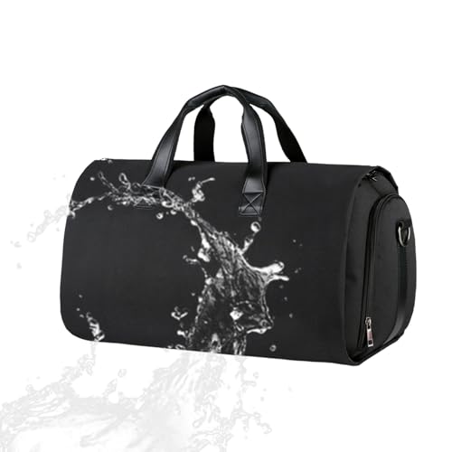 dmqdu Wäschesack für Reisen, Wäschesack, große Canvas-Tasche | wandelbarer Kleidersack, wasserdichte 2-in-1-Reisetasche mit Schultergurt für Männer und Frauen, Schwarz , Unisexo, Siehe Beschreibung dmqdu Wäschesack für Reisen, Wäschesack, große Canvas-Tasche | wandelbarer Kleidersack, wasserdichte 2-in-1-Reisetasche mit Schultergurt für Männer und Frauen, Schwarz , Unisexo, Siehe Beschreibung von dmqdu