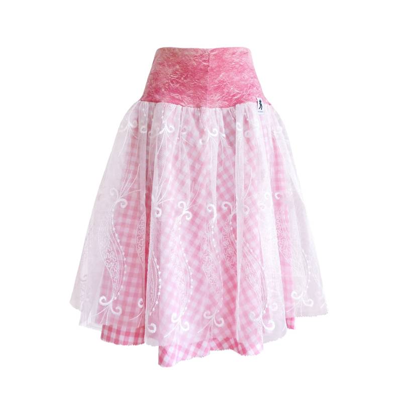 Rock, Rosa Vichy Karo, Tüllstickerei, Gr. 38/40, M/L Rock, Rosa Vichy Karo, Tüllstickerei, Gr. 38/40, M/L von dobedoberlin