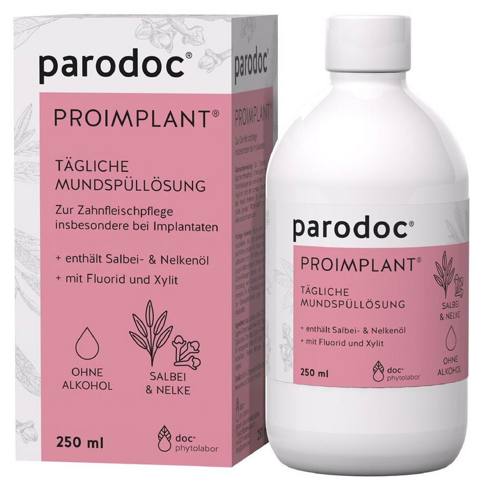 doc phytolabor Mundspülung parodoc PROIMPLANT, 250 ml von doc phytolabor