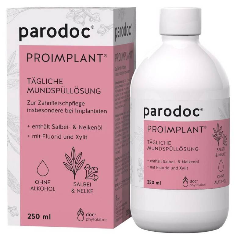 doc phytolabor Mundspülung parodoc PROIMPLANT, 250 ml von doc phytolabor