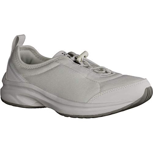 docPrice mediFLEX Professional 100110 Weiß - Sportschuh Weiß - Damenschuhe Bequeme Schnürschuhe, Weiß, 39 EU Weit von docPrice
