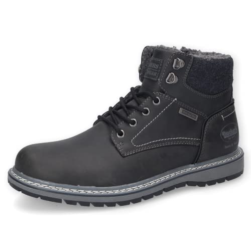 Dockers by Gerli Herren Schnürstiefeletten, Männer Boots,uebergangsstiefel,schnürboots,übergangsschuhe,Boots,schwarz,42 EU / 8 UK von Dockers by Gerli