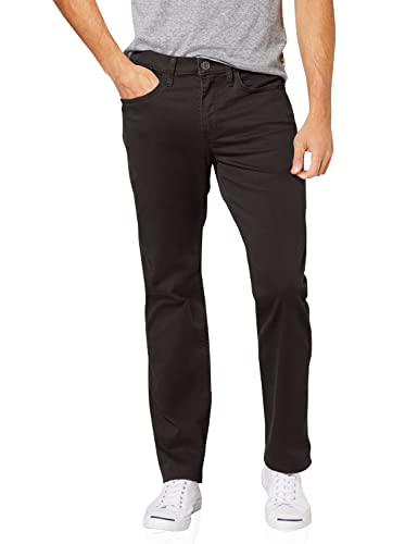 Dockers Herren Straight Fit Jean Cut All Seasons Tech Pants (Standard und Big & Tall) Lässige Hose, Steelhead, 46W / 34L von Dockers