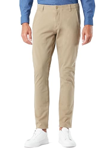 Dockers Herren Hose, SMART 360 FLEX ALPHA SKINNY, Neues britisches Khaki, 32W / 32L von Dockers