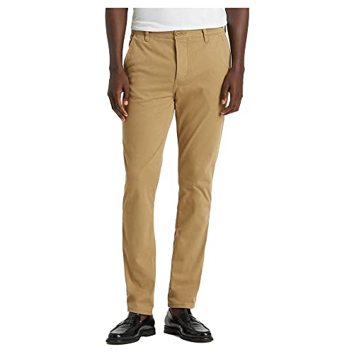 Dockers Herren Smart Supreme Flex Alpha Skinny - Wonderknit Hose, New British Khaki, 34W / 30L EU von Dockers