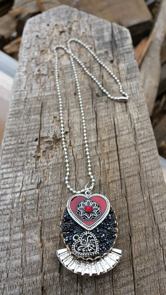 Halskette - Cabrio Herz Pin von dodeca12