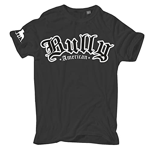 Männer und Herren T-Shirt American Bully Logo Größe S - 5XL von dog like a boss