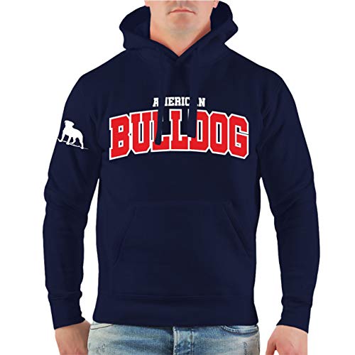 dog like a boss Herren Männer Kapuzenpullover American Bulldog Hoodies Logo Größe S - 5XL von dog like a boss