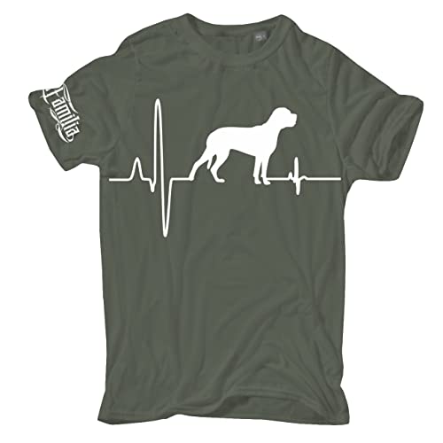 dog like a boss Übergrößen Herren Tshirt Cane Corso Herzschlag Größe 3XL - 8XL dog like a boss Übergrößen Herren Tshirt Cane Corso Herzschlag Größe 3XL - 8XL von dog like a boss