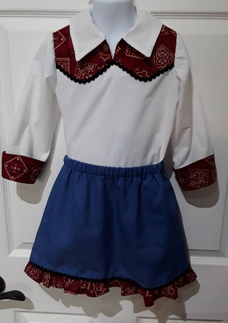 Kleine Mädchen Größe 4 Western Outfit von dolldesignsbycindy