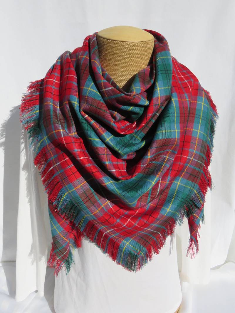 British Columbia Tartan Decken Schal Oder Hochzeits-Wrap, Bc Wrap Weihnachtsgeschenk von dolldressedup